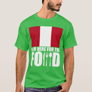 Camiseta Chico de viaje de comida de recuerdo de Perú
