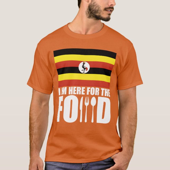 Camiseta chico de viaje de comida souvenir de Uganda (Anverso)