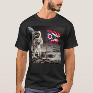 Camiseta chico del aterrizaje en la luna de Ohio