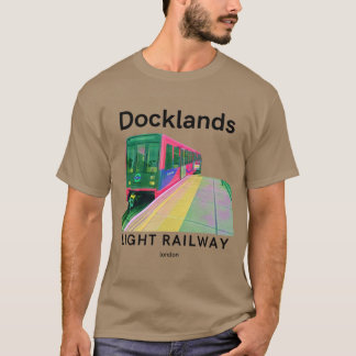 Camiseta chico del diseño del Docklands Light Railway