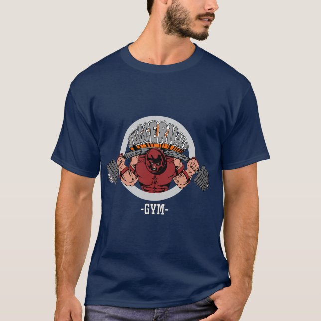 Camiseta chico del gimnasio Juggernaut (Anverso)