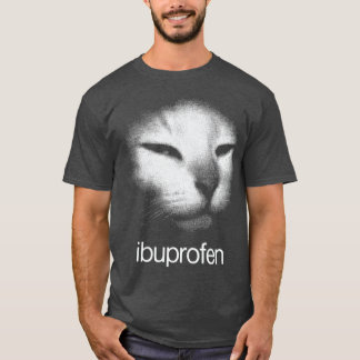 Camiseta Chico del meme del gato de ibuprofeno