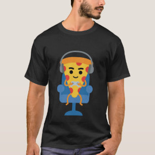 Camiseta Chico entusiasta de la pizza de videojuegos divert