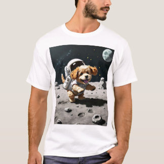 Camiseta chico espacial, explorador, ama a mi mascota