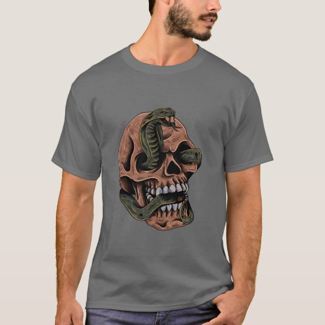 Camiseta Chico gótico animal (Anverso)