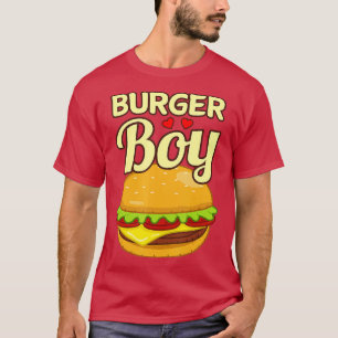 Camiseta Chico hamburgués Cheeseburger Hamburger Amante de 