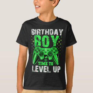 Camiseta Chico Hora De Subir De Nivel Videojuego Cumpleaños