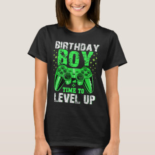 Camiseta Chico Hora De Subir De Nivel Videojuego Cumpleaños