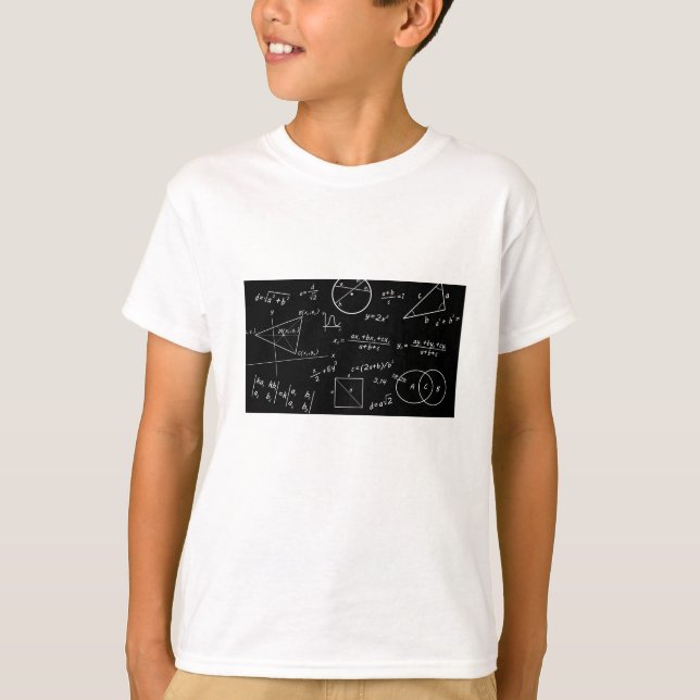 Camiseta Chico inteligente de pizarra (Anverso)