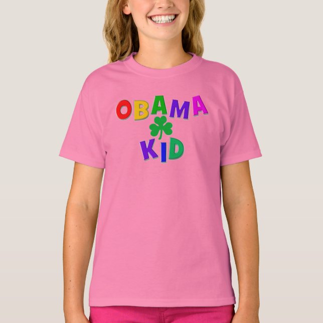Camiseta Chico irlandés de Obama (Anverso)