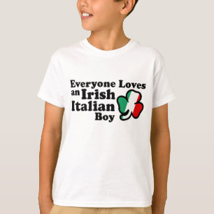 Camiseta Chico italiano irlandés