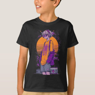 Camiseta Chico jugador de anime retro