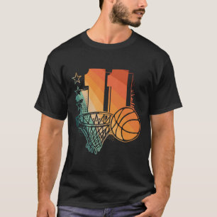 Camiseta Chico jugador de esqueletos cumple 11 años Esquele