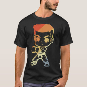 Camiseta Chico kickboxing Dibujo animado Mirar Kickboxer Ka