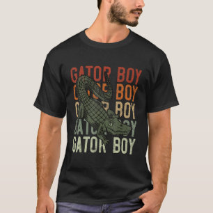 Camiseta Chico Lagarto Hombres Caimán Vintage