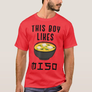 Camiseta Chico le gustan los fideos ramen de la cita irónic