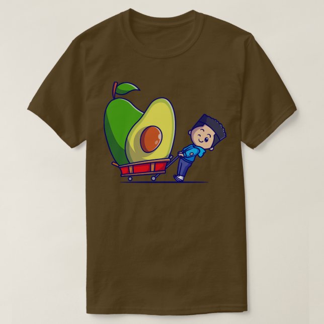 Camiseta Chico lindo con Personalizado aguacate (Diseño del anverso)