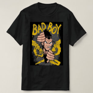 Camiseta Chico Malo Arte de Graffiti Personaje de Anime Rom