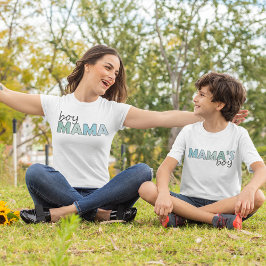 Camiseta Chico Mamá haciendo juego a las mujeres de color a