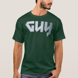 Camiseta Chico metalizado pesado
