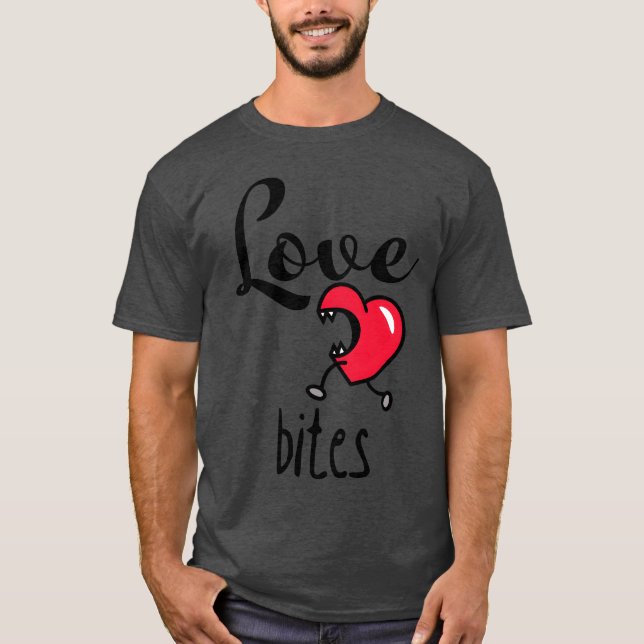 Camiseta Chico Mordeduras de amor (Anverso)