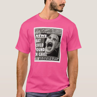 Camiseta Chico Murciélago Vintage Retro Diseño de Portada d