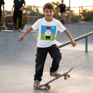 Camiseta Chico Patinador