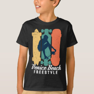 Camiseta Chico Patinador Playa Venice California Patinaje L