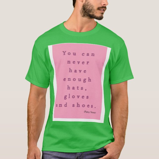Camiseta Chico Patsy Stone (Anverso)