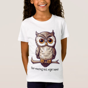 Camiseta ¡Chico que maquilla de búhos, justo aquí! v5   Chi