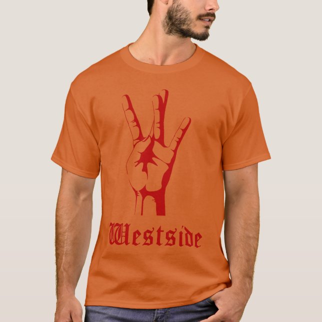Camiseta Chico rojo de Westside (Anverso)