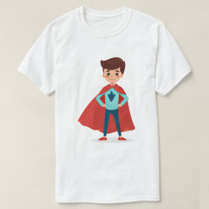 Camiseta Chico Súper Héroe de IA