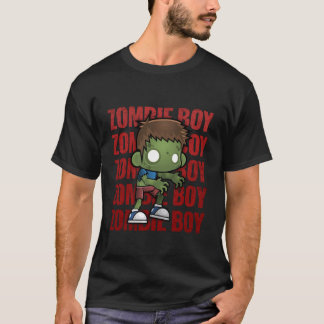 Camiseta Chico Zombie Lindo Adorable Kawaii Halloween Zombi