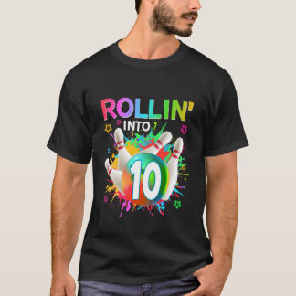 Camiseta Chicos Chicas De 10 Años Rollinu2019 En 10 Cumplea