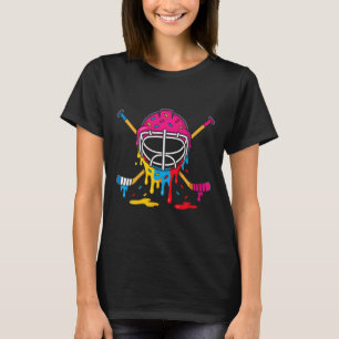 Camiseta Chicos Chicas Helado Goteo Hockey Hielo Juventud