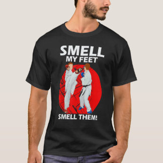 Camiseta Chicos Chicas Huele Mis Pies Huelenlos Karate Arte