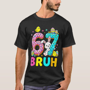 Camiseta Chicos chicas huevos de pascua conejito lindo bruh