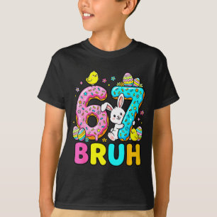 Camiseta Chicos chicas huevos de pascua conejo lindo bruh s