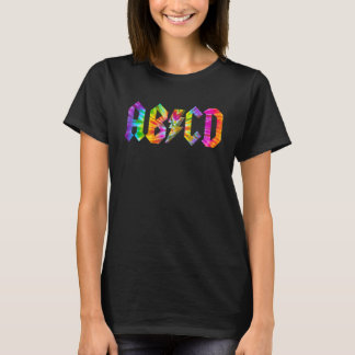 Camiseta Chicos Chicas Maestros ABCD Rock Gráfico de vuelta