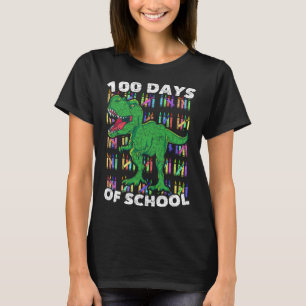 Camiseta Chicos Chicas Niños Dinosaurio Estudiante T Rex 10