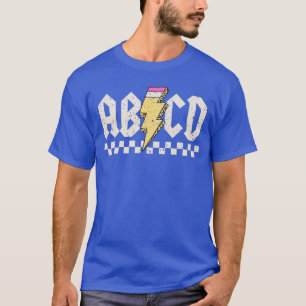 Camiseta Chicos Chicasprofesores ABCD Rock Regreso a la Esc
