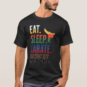 Camiseta Chicos Clásicos de Karate Hombres Karateka Entrena
