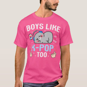 Camiseta Chicos Como K-Pop Demasiado Aburrido Kawaii Sellan