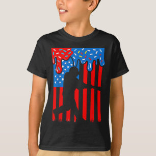 Camiseta Chicos de goteo de béisbol goteando helado 4 de ju