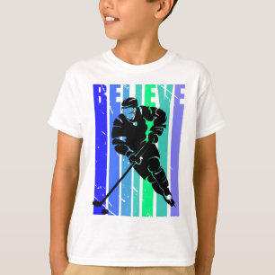 Camiseta Chicos de hockey sobre hielo Retro Vintage Jugador
