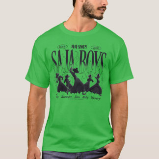 Camiseta Chicos de Saja de Halloween, formas de demonio de