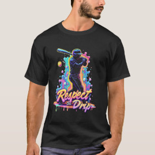Camiseta Chicos Del Goteo De Béisbol Hombres Helado Jugador