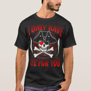 Camiseta Chicos Día de San Valentín Pirata Solo Tengo Ojos