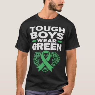 Camiseta Chicos Duros Usan Cinta De Apoyo Verde Hombres Chi
