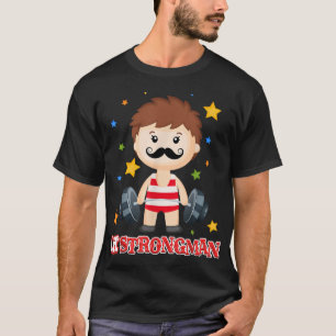 Camiseta Chicos fuertes - Circo - Disfraces de hombres fuer